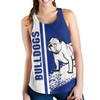 Canterbury-Bankstown Bulldogs Women's Racerback Tank - Bulldogs Mascot Quater Style