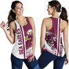 Manly Warringah Sea Eagles Women's Racerback Tank - Manly Warringah Sea Eagles Mascot Quater Style