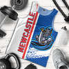 Newcastle Sport Men's Tank Top - Knights Mascot Quater Style