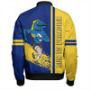 Parramatta Eels Sport Bomber Jacket - Parramatta Eels Mascot Quater Style