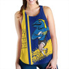 Parramatta Eels Sport Women's Racerback Tank - Parramatta Eels Mascot Quater Style