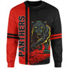 Penrith Panthers Sport Sweatshirt - Panthers Mascot Quater Style