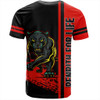 Penrith Panthers T-Shirt - Penrith Panthers Mascot Quater Style