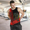Penrith Panthers Men's Tank Top - Penrith Panthers Mascot Quater Style