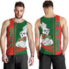 South Sydney Rabbitohs Sport Men's Tank Top - Rabbits Mascot Quater Style