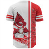 St. George Illawarra Dragons Baseball Shirt - St. George Illawarra Dragons Mascot Quater Style