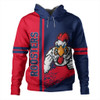 East of Sydney Sport Hoodie - Roosters Mascot Quater Style