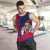 Sydney Roosters Men's Tank Top - Sydney Roosters Mascot Quater Style