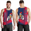 East of Sydney Sport Men's Tank Top - Roosters Mascot Quater Style