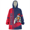 East of Sydney Sport Snug Hoodie - Roosters Mascot Quater Style