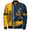 Gold Coast Sport Bomber Jacket - Titans Mascot Quater Style