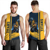Gold Coast Titans Sport Men's Tank Top - Gold Coast Titans Mascot Quater Style