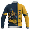 Gold Coast Titans Sport Baseball Jacket - Gold Coast Titans Mascot Quater Style