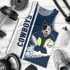 North Queensland Sport Men's Tank Top - Cowboys Mascot Quater Style