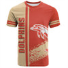 Redcliffe Sport T-Shirt - Dolphins Mascot Quater Style