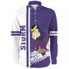 Melbourne Sport Long Sleeve Shirt - Storm Mascot Quater Style