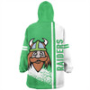 Canberra Raiders Snug Hoodie - Canberra Raiders Mascot Quater Style