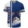 New Zealand Sport Baseball Shirt - Warriors Mascot Quater Style