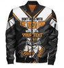 Wests Tigers Mother's Day Bomber Jacket - Screaming Mom and Crazy Fan