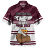 Manly Warringah Sea Eagles Mother's Day Hawaiian Shirt - Screaming Mom and Crazy Fan