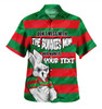 South Sydney Rabbitohs Mother's Day Hawaiian Shirt - Screaming Mom and Crazy Fan