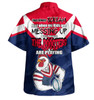 Sydney Roosters Mother's Day Hawaiian Shirt - Screaming Mom and Crazy Fan