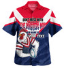 Sydney Roosters Mother's Day Hawaiian Shirt - Screaming Mom and Crazy Fan