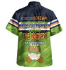 Canberra Raiders Mother's Day Hawaiian Shirt - Screaming Mom and Crazy Fan