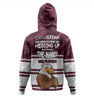 Manly Warringah Sea Eagles Mother's Day Hoodie - Screaming Mom and Crazy Fan