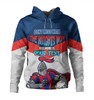 Newcastle Knights Mother's Day Hoodie - Screaming Mom and Crazy Fan