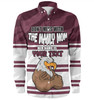 Manly Warringah Sea Eagles Mother's Day Long Sleeve Shirt - Screaming Mom and Crazy Fan