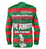 South Sydney Rabbitohs Mother's Day Long Sleeve Shirt - Screaming Mom and Crazy Fan