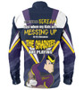 Melbourne Storm Mother's Day Long Sleeve Shirt - Screaming Mom and Crazy Fan