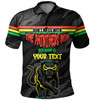 Penrith Panthers Mother's Day Polo Shirt - Screaming Mom and Crazy Fan