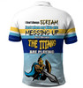 Gold Coast Titans Mother's Day Polo Shirt - Screaming Mom and Crazy Fan