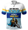 Gold Coast Titans Mother's Day Polo Shirt - Screaming Mom and Crazy Fan