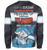 Cronulla-Sutherland Sharks Mother's Day Sweatshirt - Screaming Mom and Crazy Fan