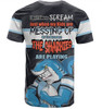 Cronulla-Sutherland Sharks Mother's Day T-Shirt - Screaming Mom and Crazy Fan