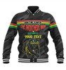 Penrith Panthers Mother's Day Baseball Jacket - Screaming Mom and Crazy Fan