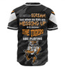 Wests Tigers Mother's Day Baseball Shirt - Screaming Mom and Crazy Fan