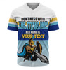 Gold Coast Titans Mother's Day Baseball Shirt - Screaming Mom and Crazy Fan