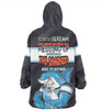 Cronulla-Sutherland Sharks Mother's Day Snug Hoodie - Screaming Mom and Crazy Fan