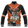 Wests Tigers Custom Baseball Jacket - I Hate Being This Awesome But Wests Tigers Baseball Jacket