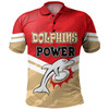 Redcliffe Dolphins Custom Polo Shirt - I Hate Being This Awesome But Redcliffe Dolphins Polo Shirt