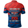 Newcastle Knights Custom Polo Shirt - I Hate Being This Awesome But Knights Polo Shirt
