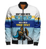 Gold Coast Titans Father's Day Bomber Jacket - Screaming Dad and Crazy Fan