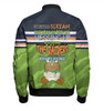 Canberra Raiders Father's Day Bomber Jacket - Screaming Dad and Crazy Fan