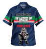 New Zealand Warriors Father's Day Hawaiian Shirt - Screaming Dad and Crazy Fan