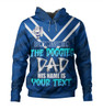 Canterbury-Bankstown Bulldogs Father's Day Hoodie - Screaming Dad and Crazy Fan