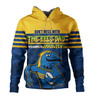Parramatta Eels Father's Day Hoodie - Screaming Dad and Crazy Fan